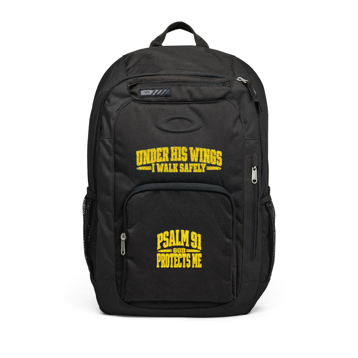 Enduro 22L Backpack — "Psalm 91 Protects Me" Yellow Logo Travel & Daily Carry Bag
