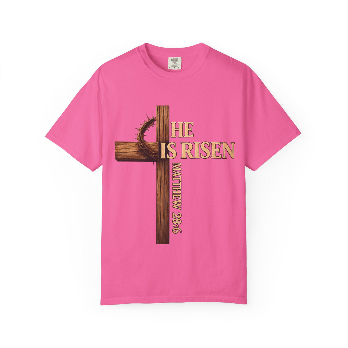He Is Risen Faith Christian T-Shirt