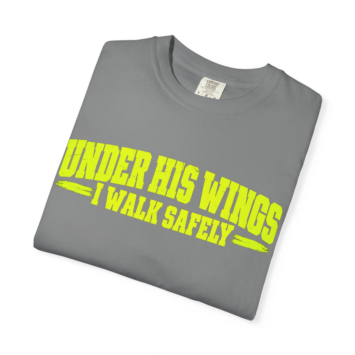 Psalm 91 'Under His Wings I Walk Safely' T-Shirt — Faith-Based Christian Tee