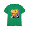 Bee Kind Bee Strong Youth T‑Shirt – Positive Kids Graphic Tee