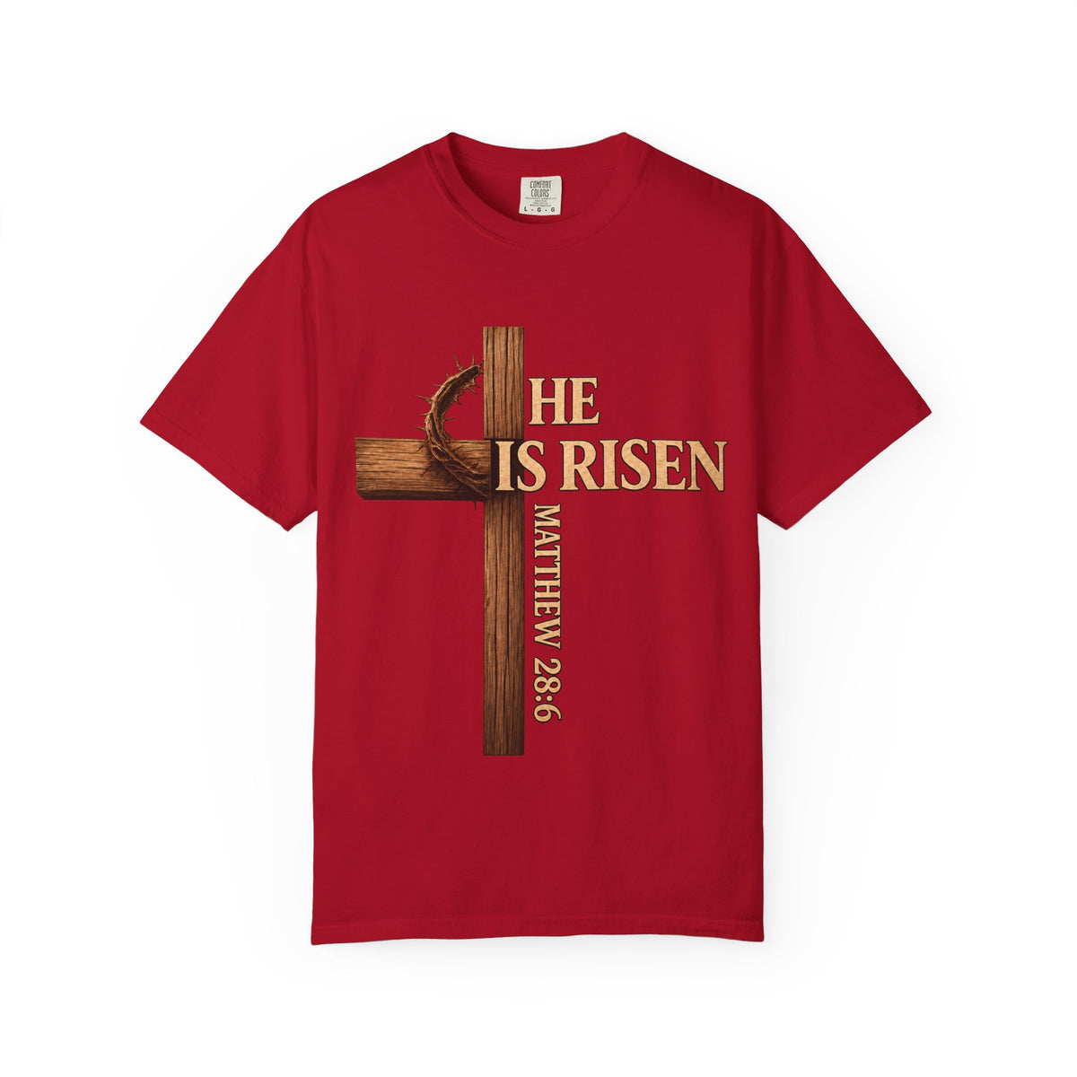 He Is Risen Faith Christian T-Shirt