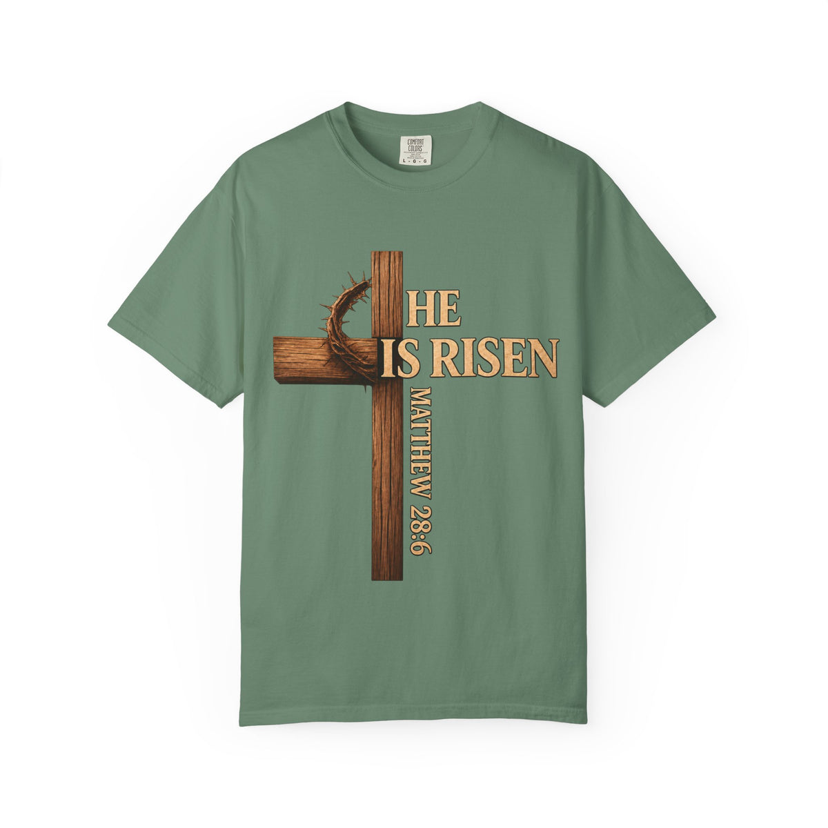He Is Risen Faith Christian T-Shirt