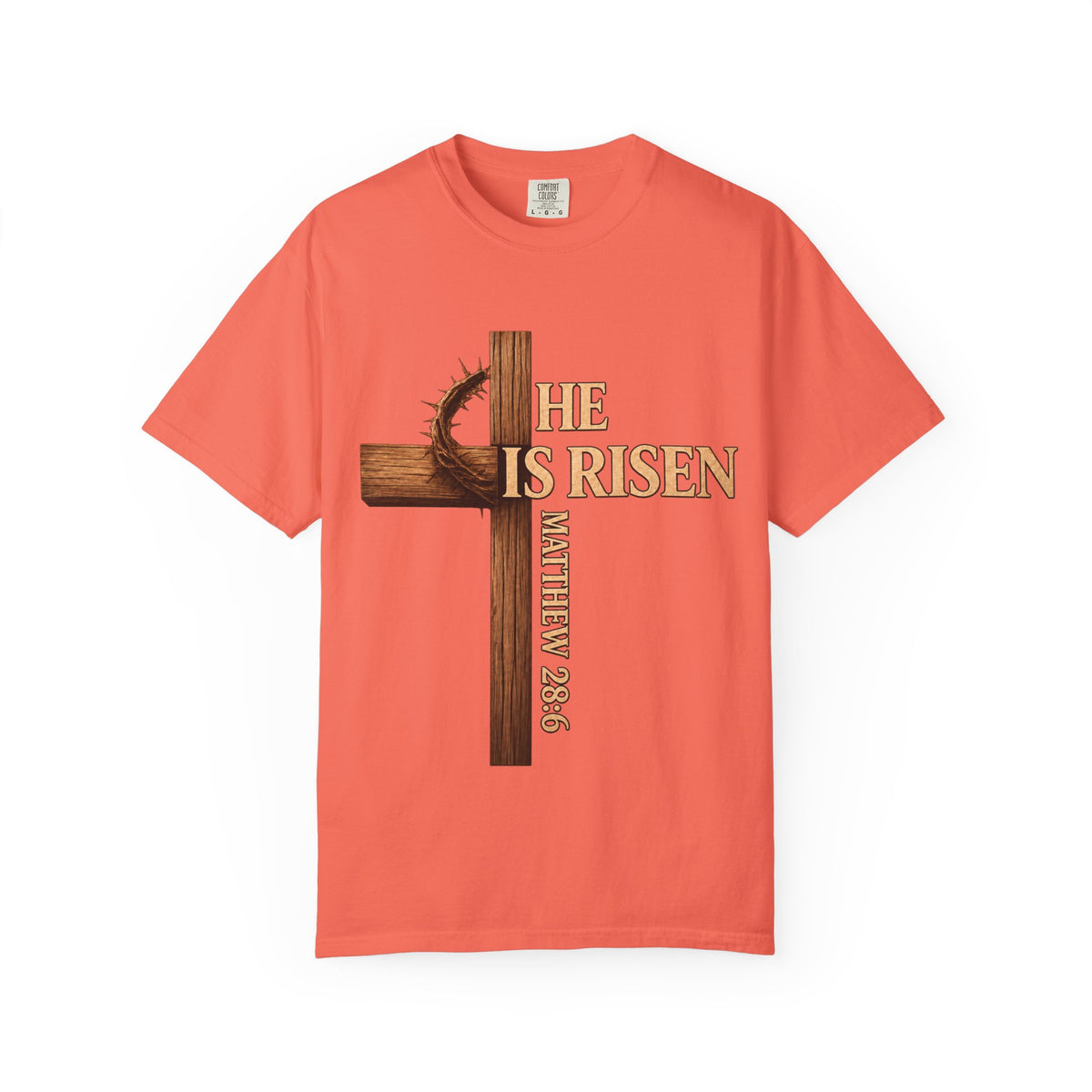 He Is Risen Faith Christian T-Shirt