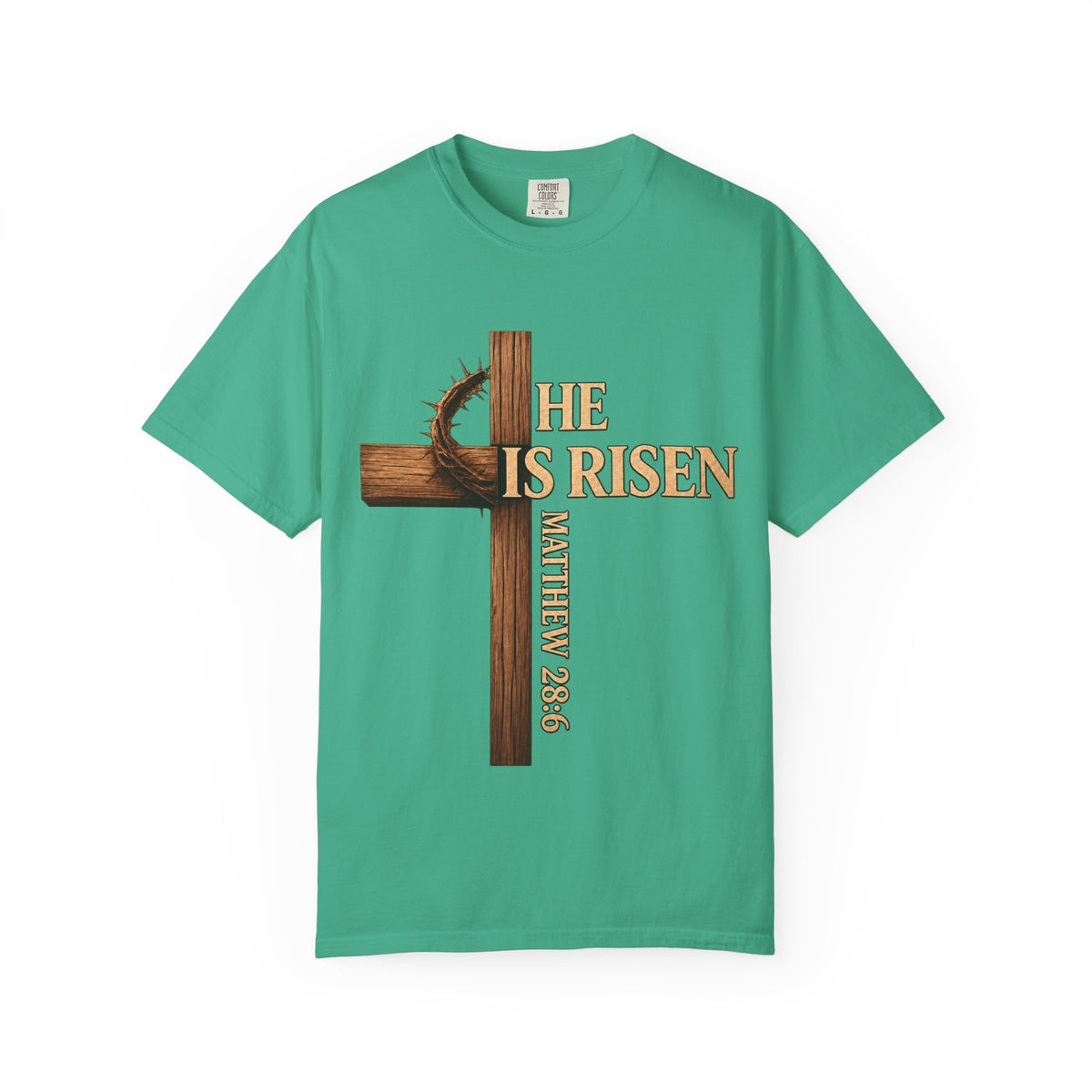 He Is Risen Faith Christian T-Shirt