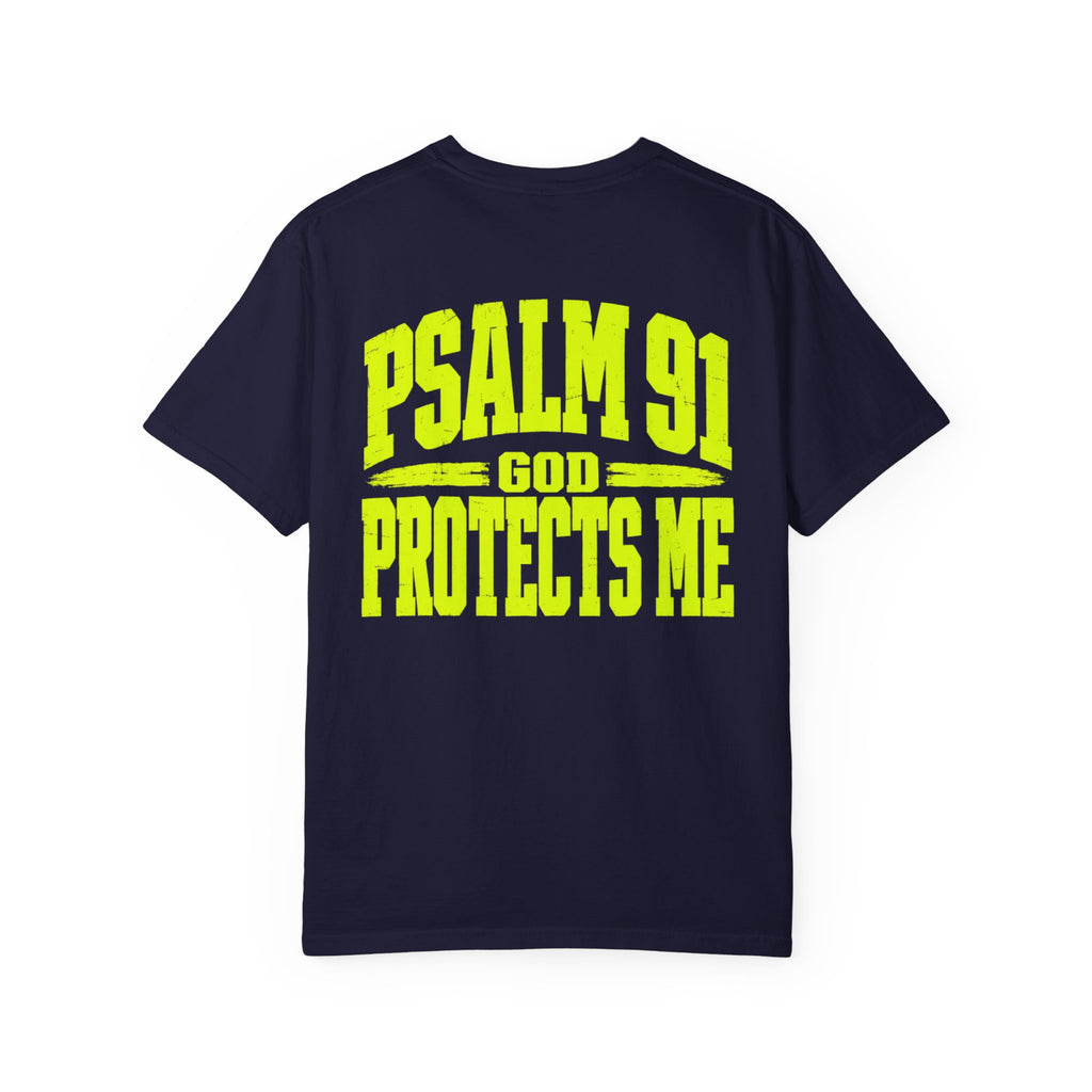 Psalm 91 'Under His Wings I Walk Safely' T-Shirt — Faith-Based Christian Tee