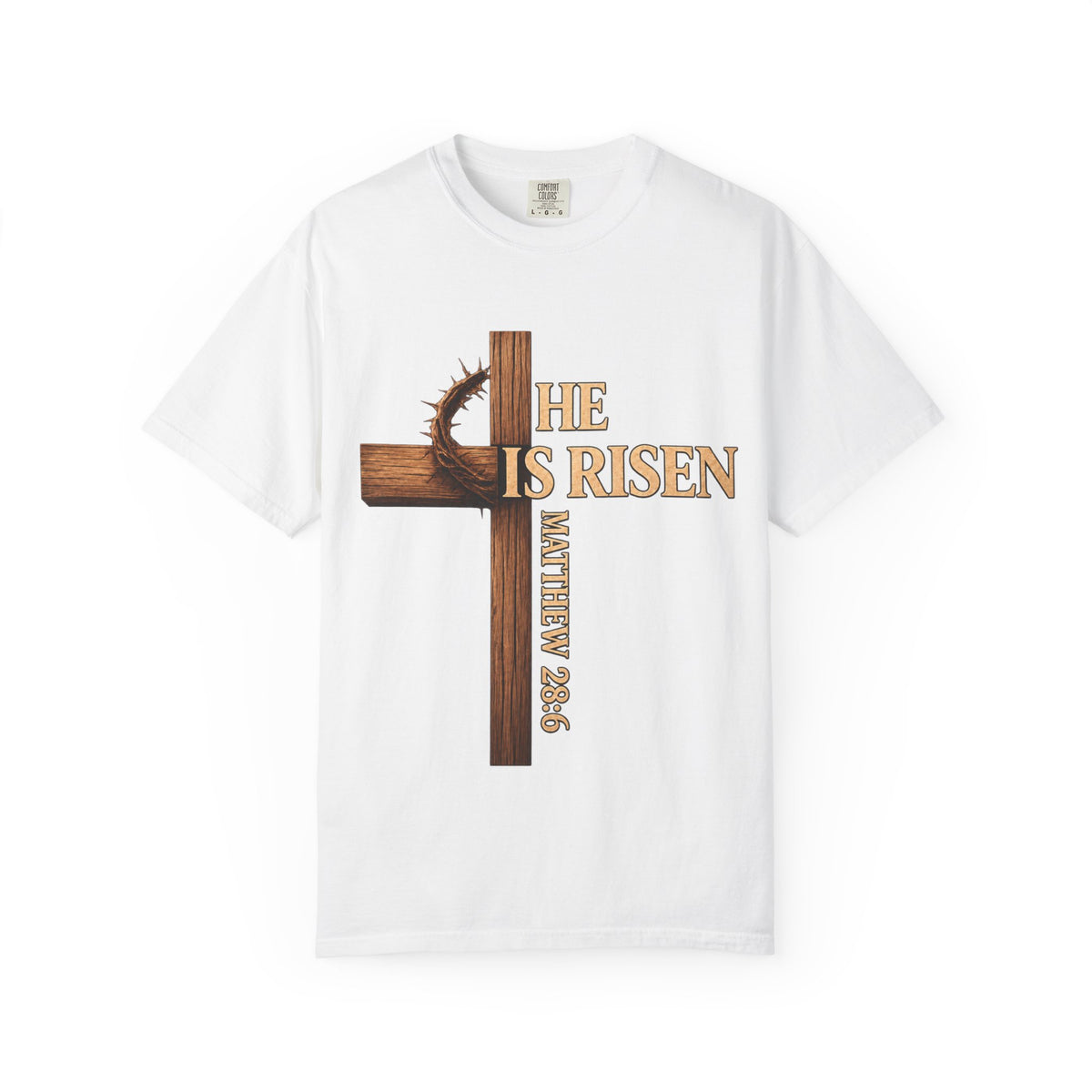 He Is Risen Faith Christian T-Shirt