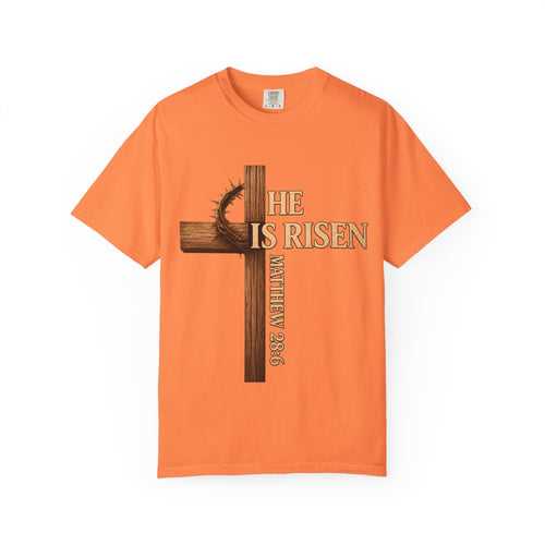 He Is Risen Faith Christian T-Shirt