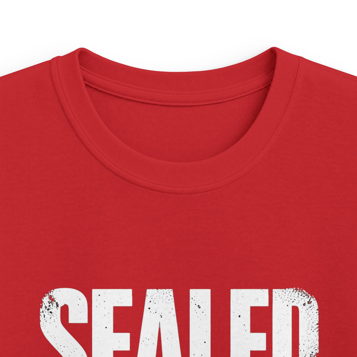 Kids Tee — "Sealed by the Blood of Jesus" Christian Faith Shirt