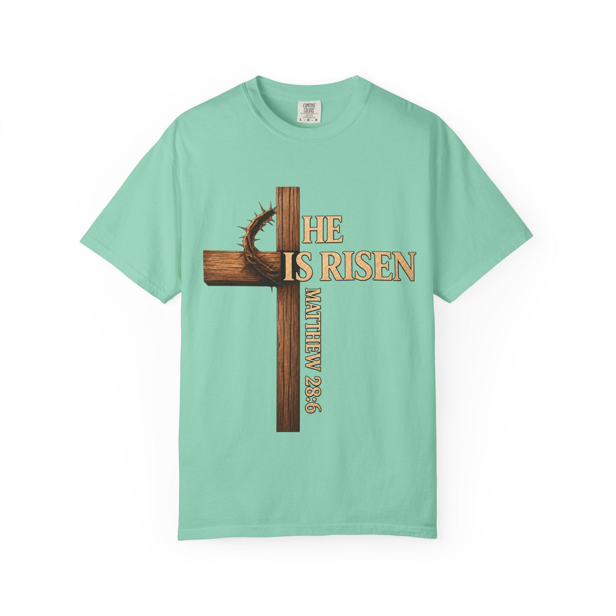 He Is Risen Faith Christian T-Shirt
