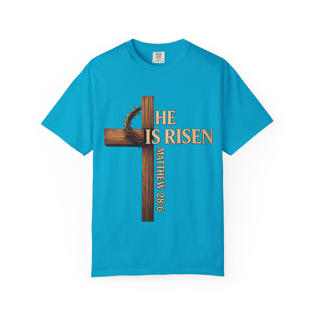 He Is Risen Faith Christian T-Shirt