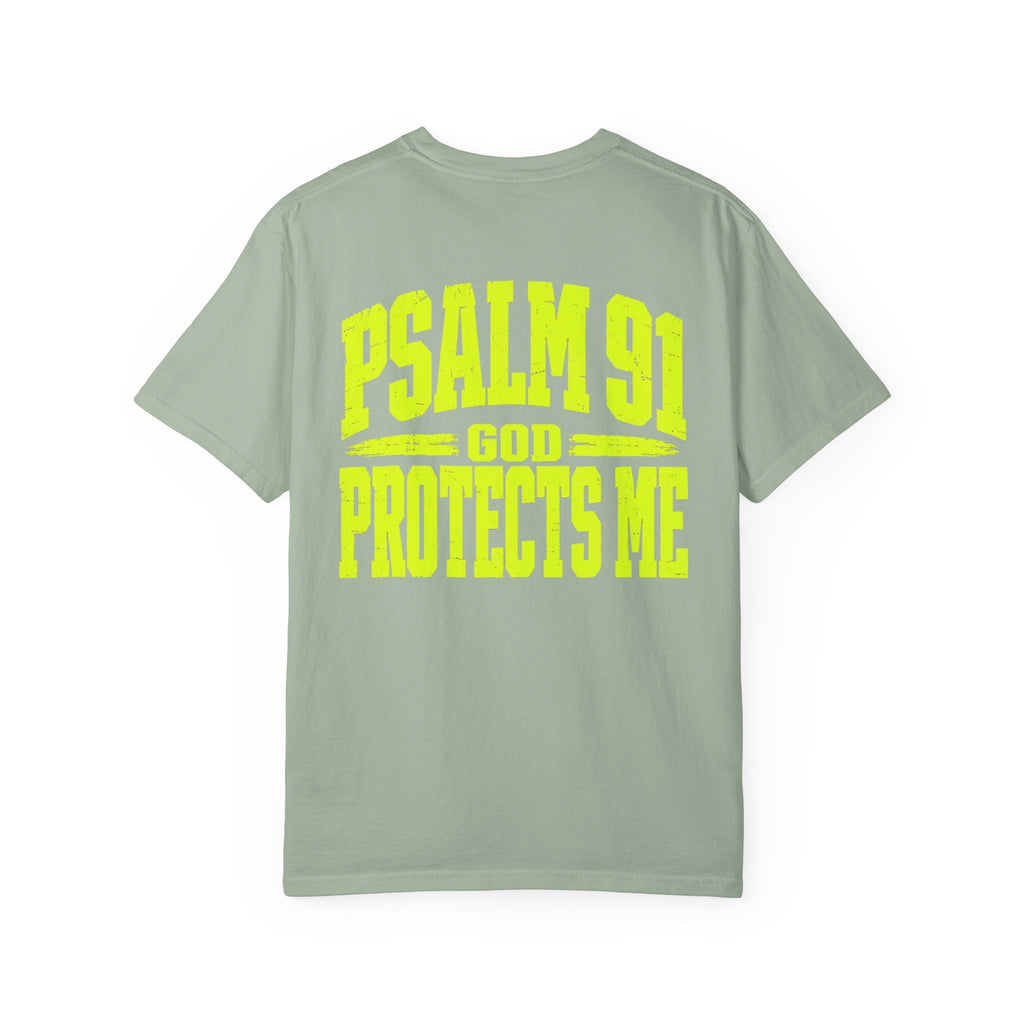 Psalm 91 'Under His Wings I Walk Safely' T-Shirt — Faith-Based Christian Tee